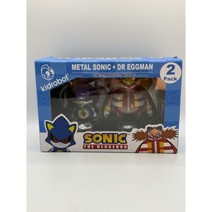 Sonic & Friends Metal Sonic & Dr Eggman Vinyl Figure 2-Pack Kidrobot